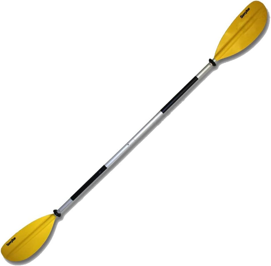 Sevylor Alu-doppelpaddel K-compact, schwarz/grau/gelb (230 x 18 cm)