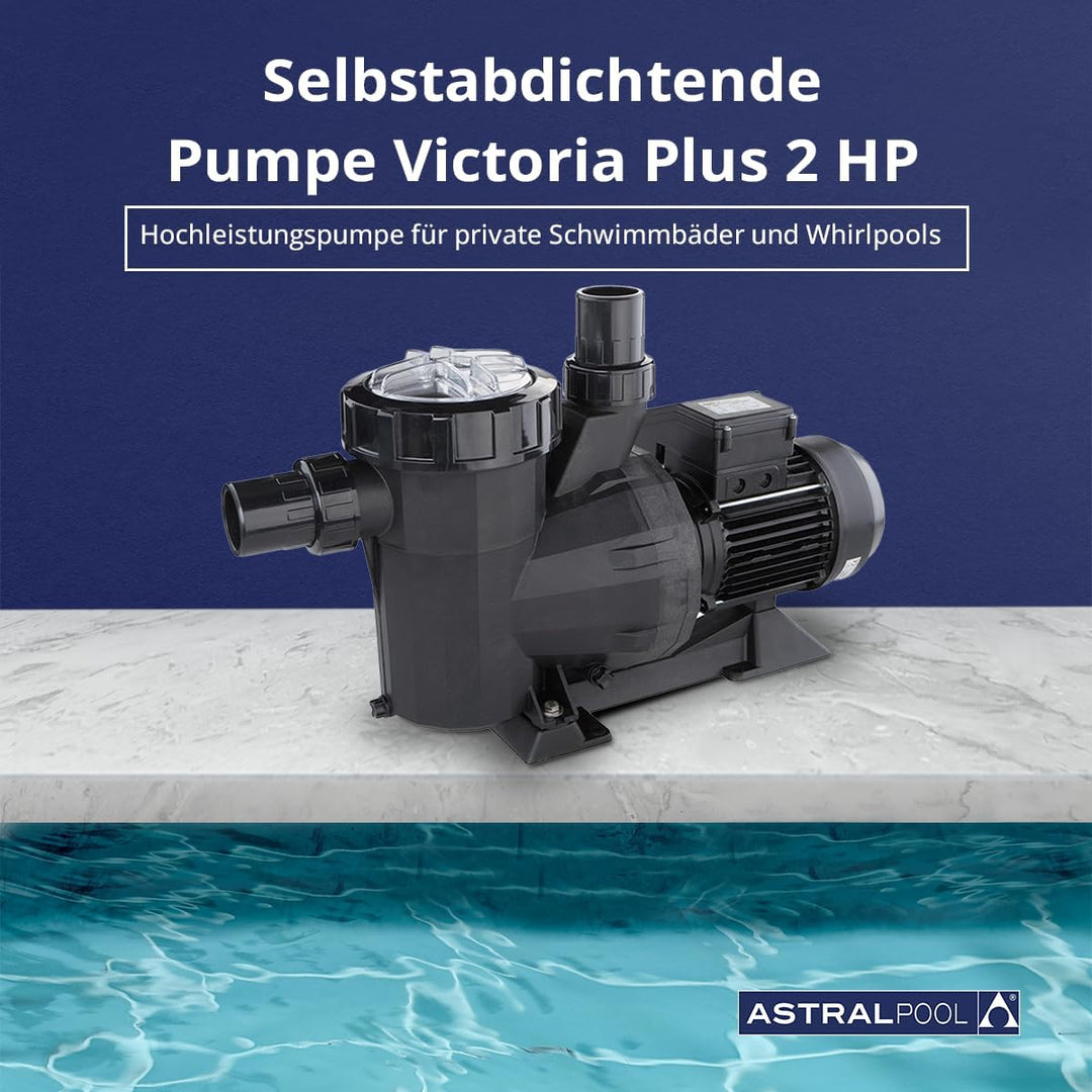 Astral - Filterpumpe Astral Victoria Plus 2 PS Mono 26 M3/h 2 CV, 2 CV