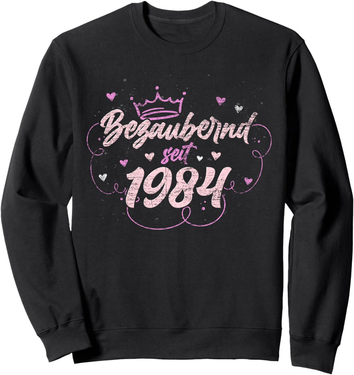 Bezaubernd seit 1984 Geschenk für Frauen 38 Geburtstag Sweatshirt
