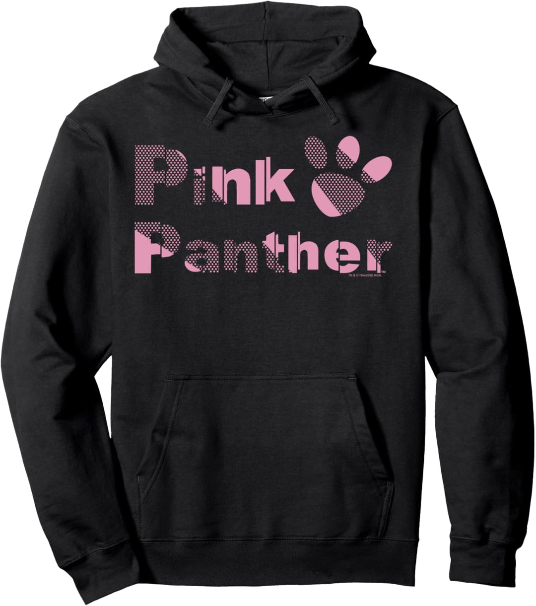 The Pink Panther Halftone Text Pullover Hoodie