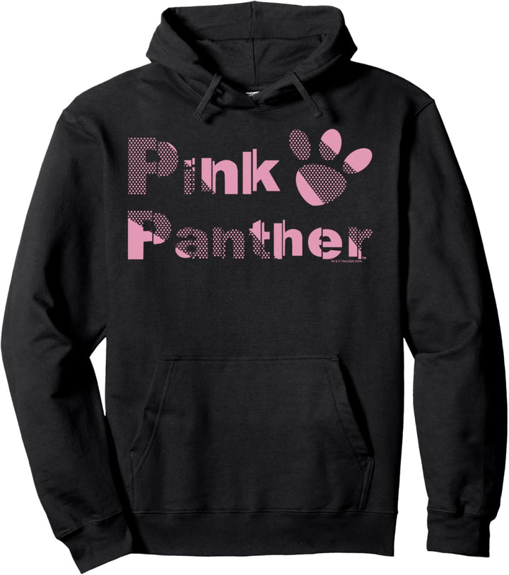 The Pink Panther Halftone Text Pullover Hoodie