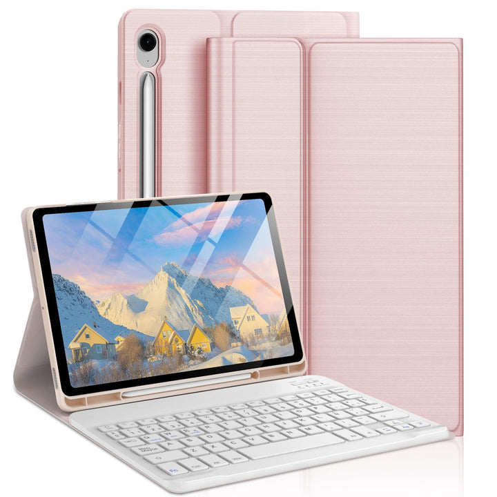 Samsung Galaxy Tab S9 FE Tastatur, 27,9 cm (10,9 Zoll), 2023, spanische Bluetooth-Tastatur für Samsu