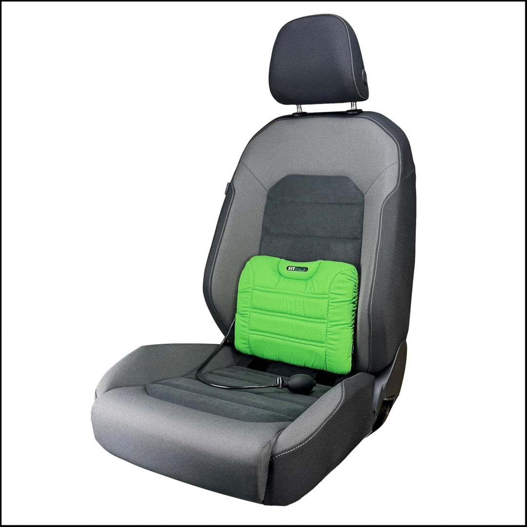 Sitback Air Universal Rückenstützkissen Sitzkissen Rückenkissen (Apfel Grün), Apfel Grün