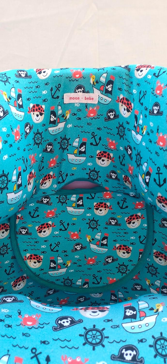 moon-bebe Bezug kompatibel mit Cybex Silver Juno 2-Fix Autositz, Grün, grün