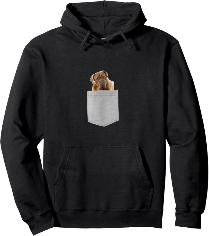 Bull Mastiff Dog In Your Pocket Pullover Hoodie