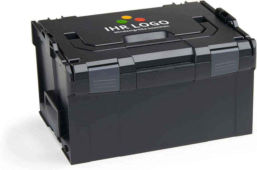 L-BOXX Sortimo L-Boxx Schwarz Werkzeugkoffer Set anpassbar mit Ihrem Logo | LBOXX 102 LBOXX 136 LBOX