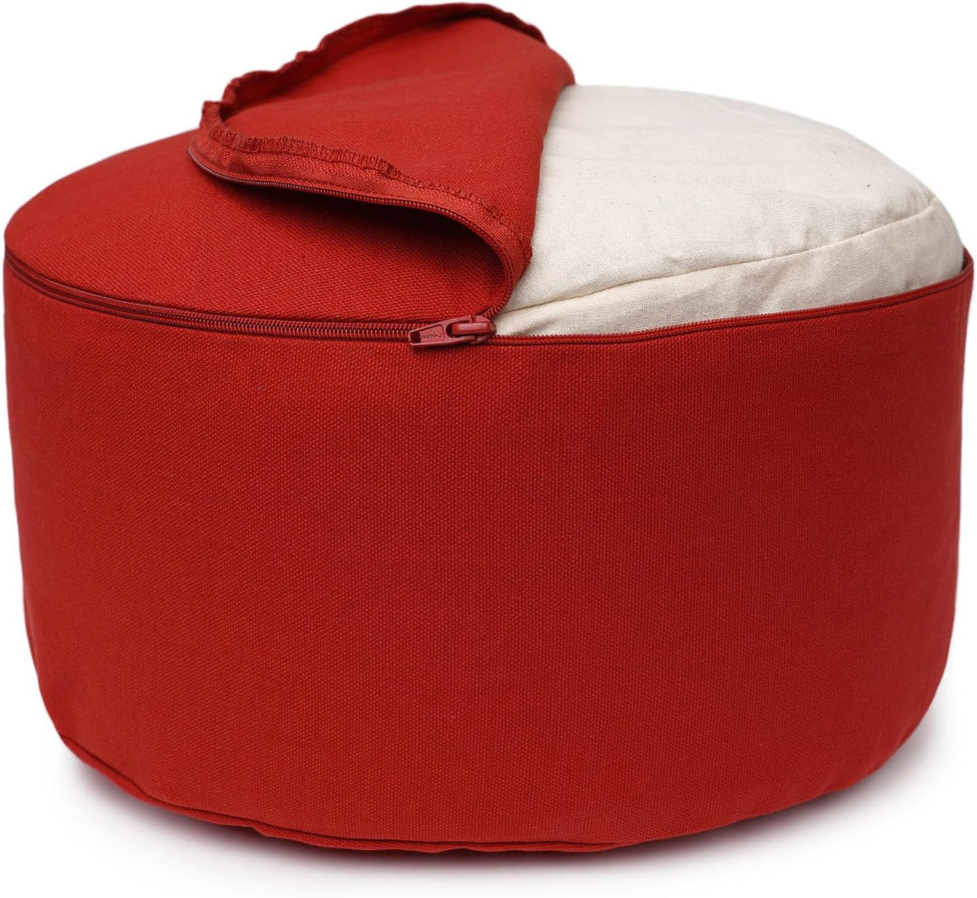 Yogabox Meditationskissen Glückssitz® Lebensbaum bordeaux, bordeaux
