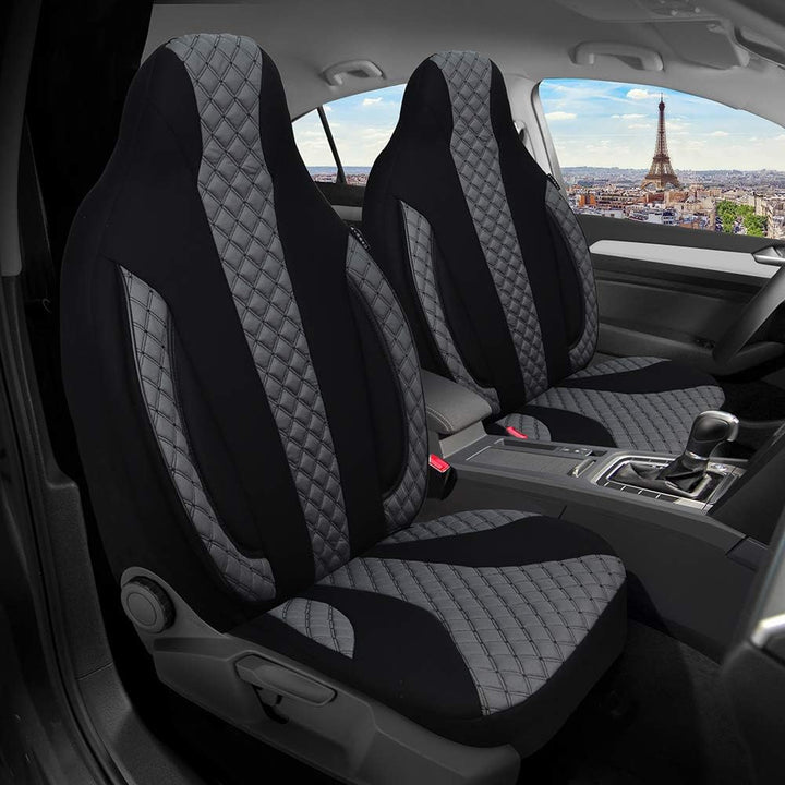 BREMER SITZBEZÜGE Mass Piloten Auto Schonbezüge kompatibel mit Subaru Forester S5 Fahrer &amp; Beifahrer