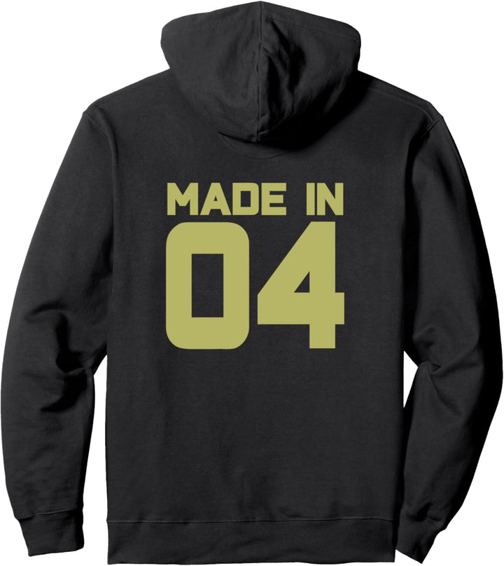 Hergestellt im Jahr 2004 04. Geburtstag Pullover Hoodie