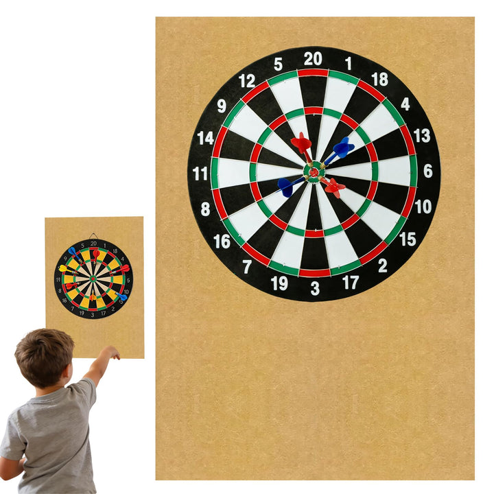 Dartboard Wandschutz, Filz Dartscheibe Wandschutz Selbstklebend, Wandumrandung für Dartboard, Filz-D