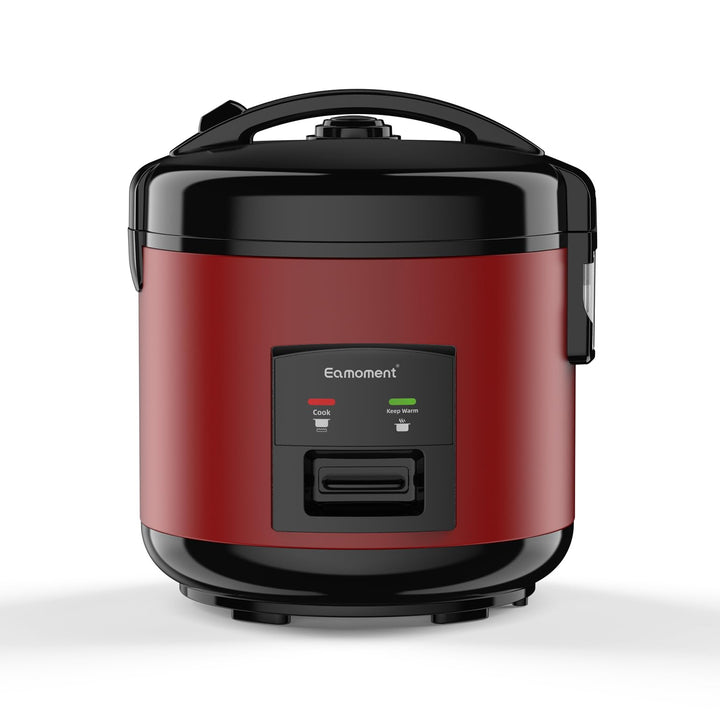 Eamoment DRC-5020RD 1L | 400W Reiskocher & Dampfgarer(1ltr-5 Tassen) Für 1-5 Personen Schnelles Koch
