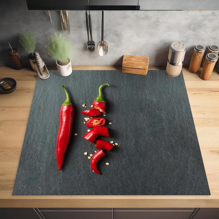 KitchenYeah© Herdabdeckplatte Einteilig Induktionsmatte Küche Abdeckung Ceranfeld Herd Abdeckplatte