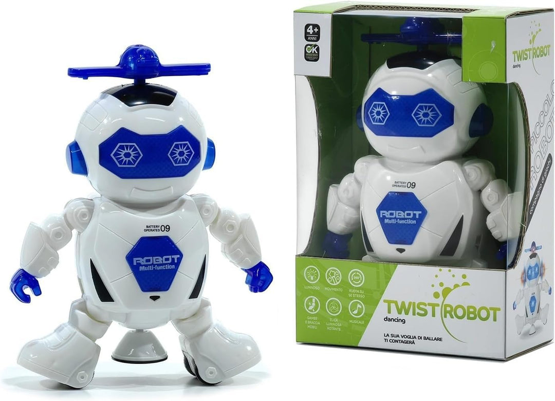 Play More Disco Roboter Spielzeug Lichter und Klänge Tanz klingelt und leuchtet Roboter Walking Robo