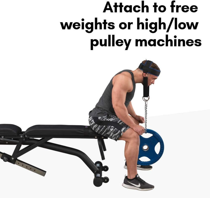 Body-Solid MA-307 Nackentrainer für Kraftstationen, Kabelzug, Seilzug