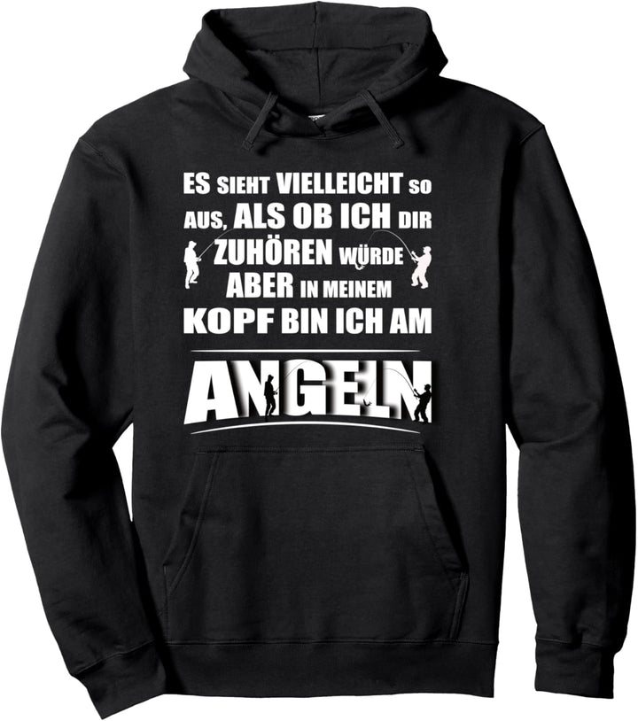 Angeln fischen Outdoor Pullover Hoodie