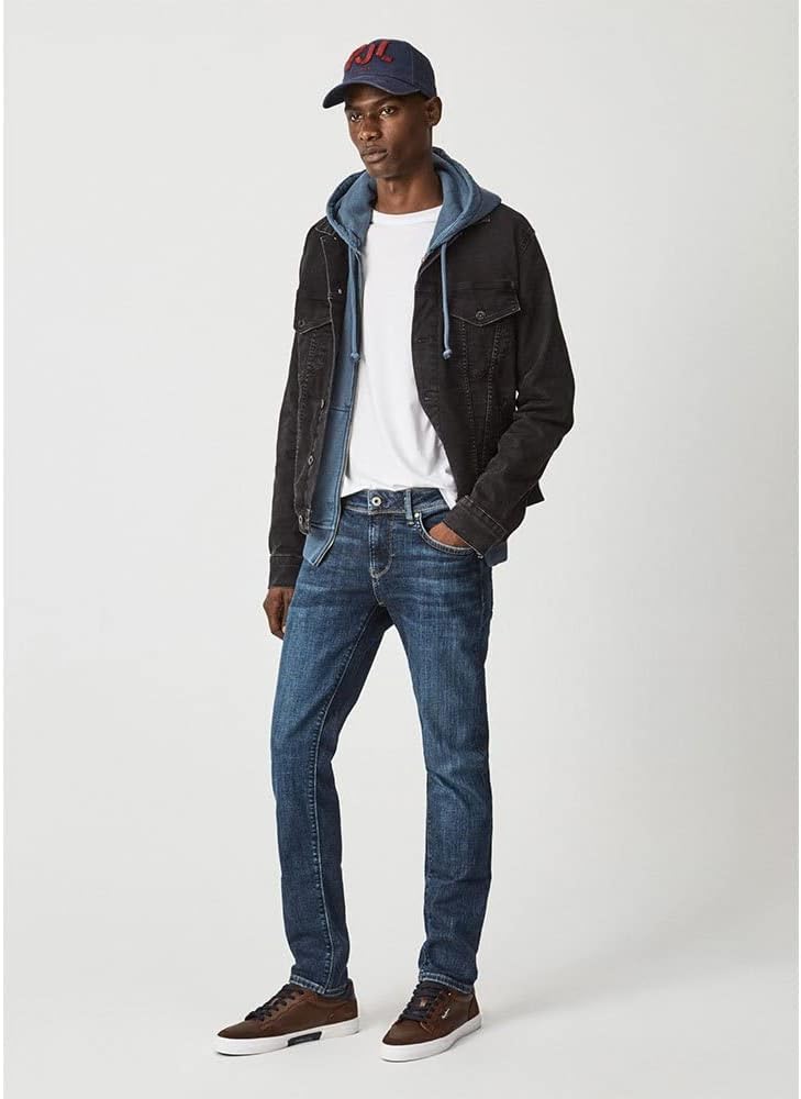 Pepe Jeans Herren Hatch Jeans 40W / 34L Blue (Denim-vx1), 40W / 34L Blue (Denim-vx1)