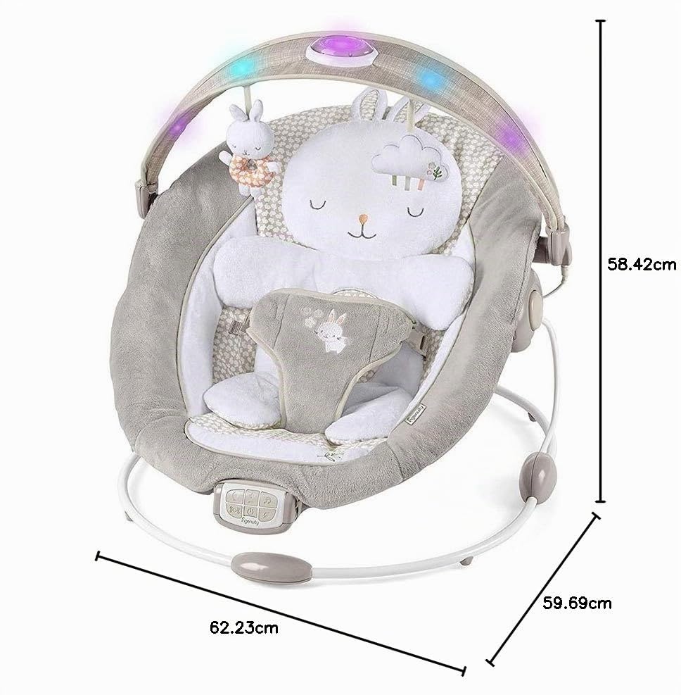 Ingenuity, Twinkle Tails, Babywippe mit Vibrationen, Lichtern, Melodien, Lautstärkeregler und vielem
