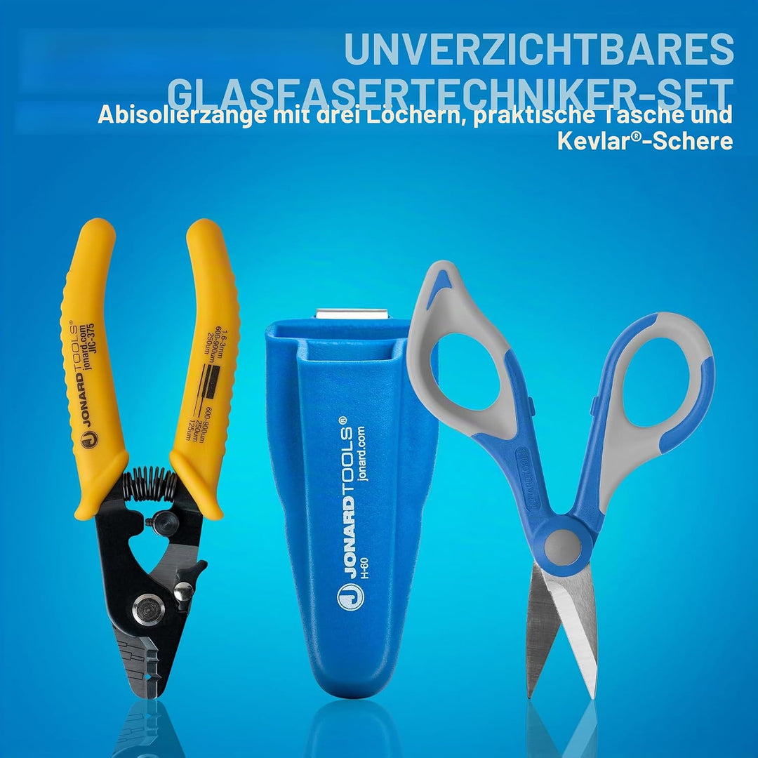 Jonard Tools TK-350 Fibre Kit with Kevlar Cutter
