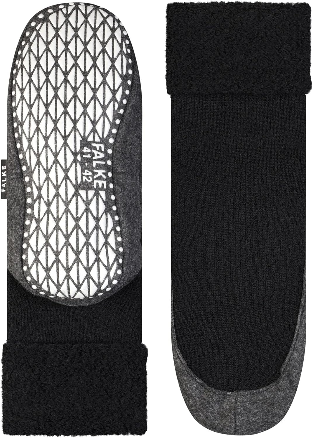 FALKE Damen Cosyshoe Stoppersocken rutschhemmende Noppen auf der Filzsohle komfortabel warm mit Plüs