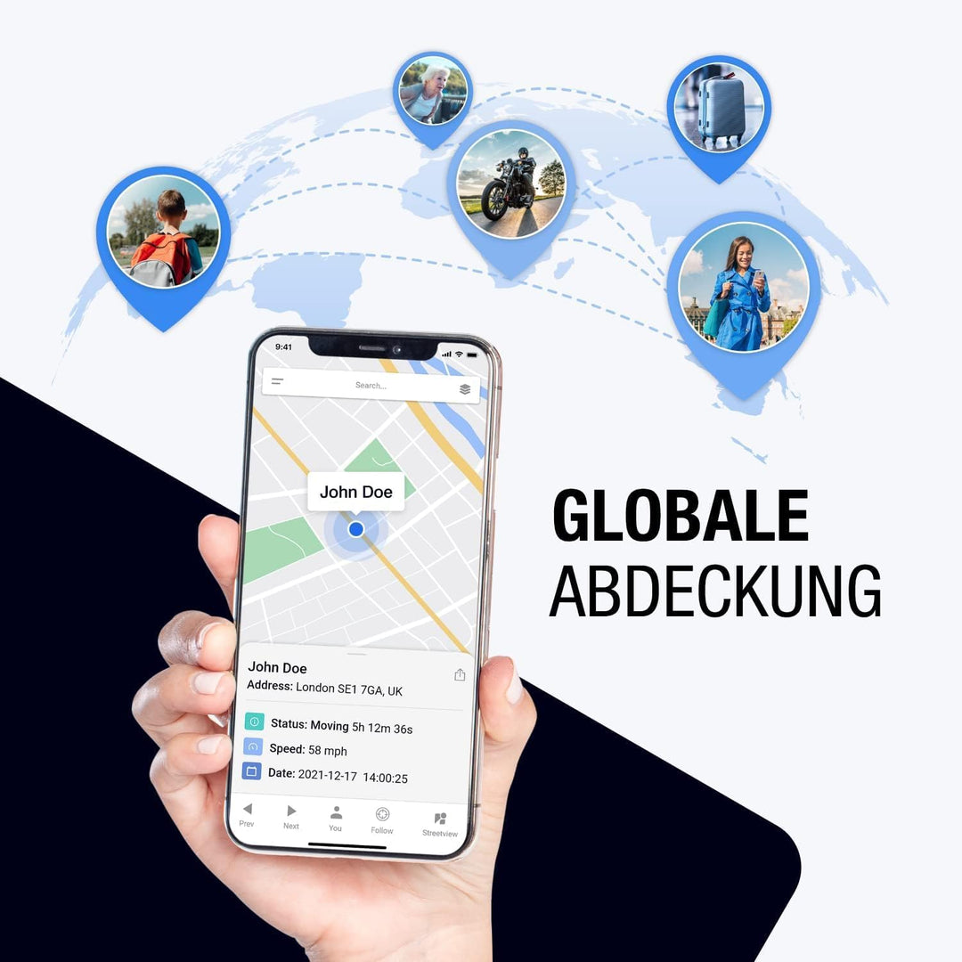 GPSLive DB4 GPS Tracker Auto, Van, Flotte, KFZ | Made in EU | Einstecken und loslegen | Livetracking