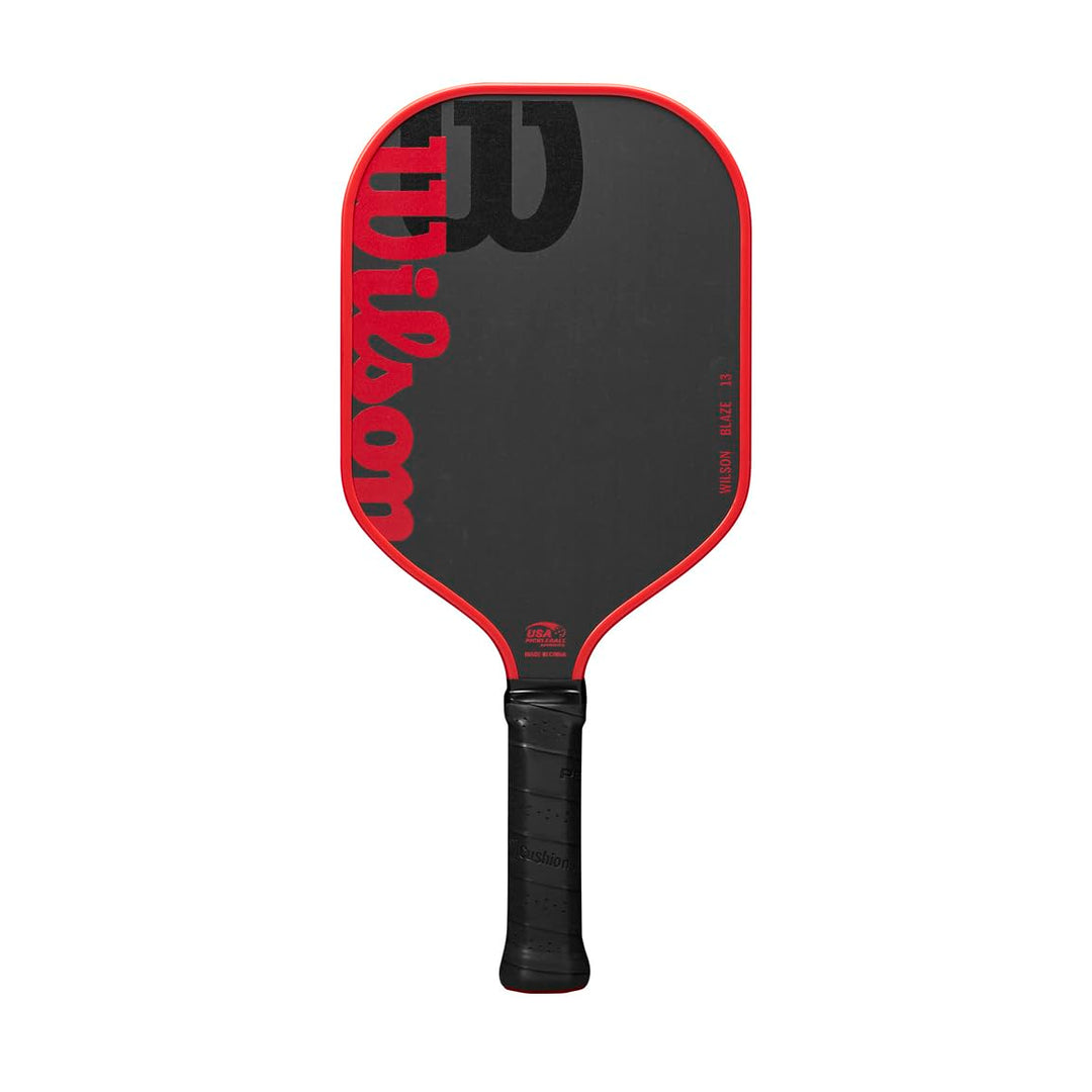 Wilson Blaze Series Pickleball-Paddel, Griffgrösse 6,4 cm, Schwarz/Rot Blaze Black / Red, Blaze Blac