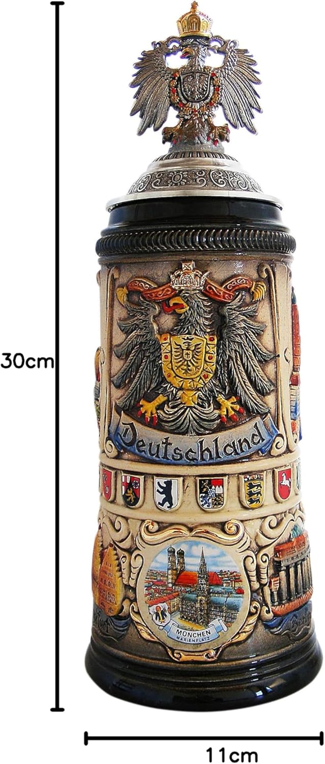 Zöller & Born Bierkrug Städte Seidel 0,75 Liter Bierseidel ZO 1834/9013