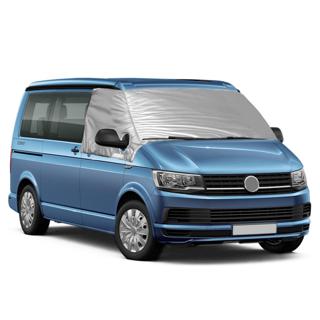 Auto Windschutzscheiben Abdeckung Ersatz für VW T4, Frontscheiben Sonnenschutz, 100% Verdunkelnd, Bl