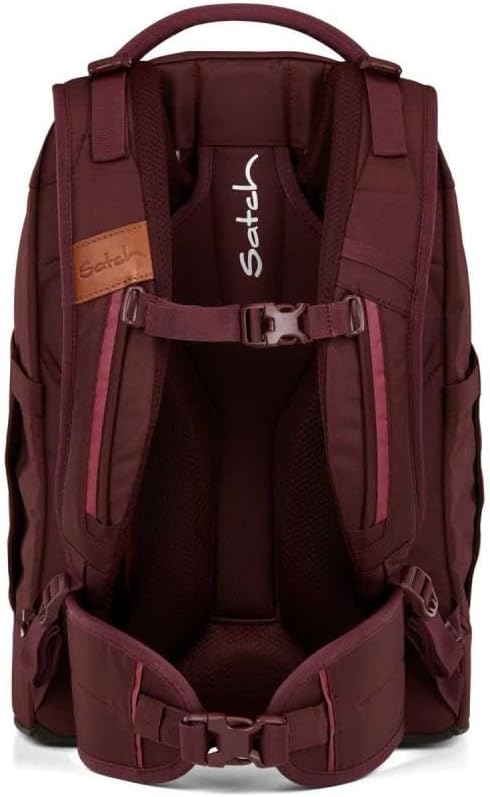 Satch pack Skandi Edition Schulrucksack Set 2tlg. inkl. Schlamperbox Nordic Ruby, Nordic Ruby