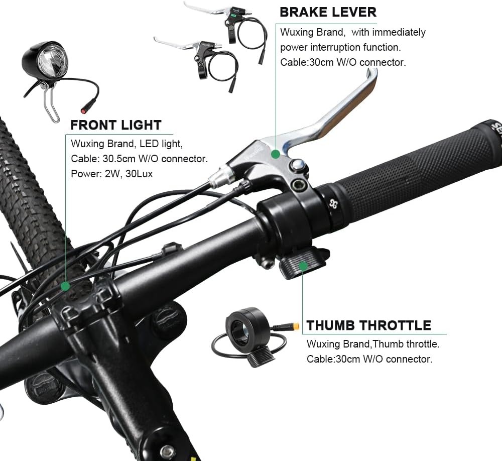 SHIMOST 28 Zoll 700C E-Bike Umbausatz Conversion Kit 36V250W Frontmotor mit 36V15,6Ah Li-ion Batteri