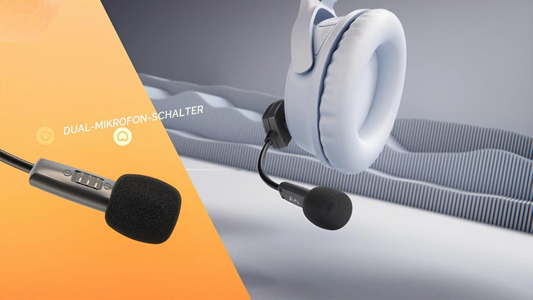 Antlion Audio ModMic kabelloses ansteckbares Mikrofon Uni- und Omni-direktionales Mikrofon mit Stumm