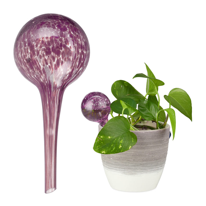 Relaxdays 20 x Bewässerungskugel, dosierte Pflanzen Bewässerung Blumen, Giesshilfe Büro, drinnen &amp; d
