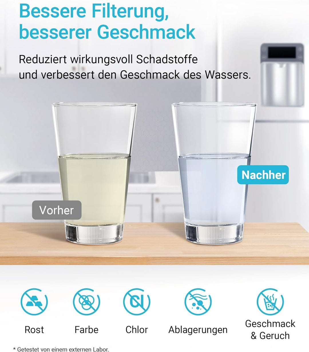 AQUACREST DA29-00003F Kühlschrank Wasserfilter, Kompatibel mit Samsung Aqua Pure Plus DA29-00003F, H