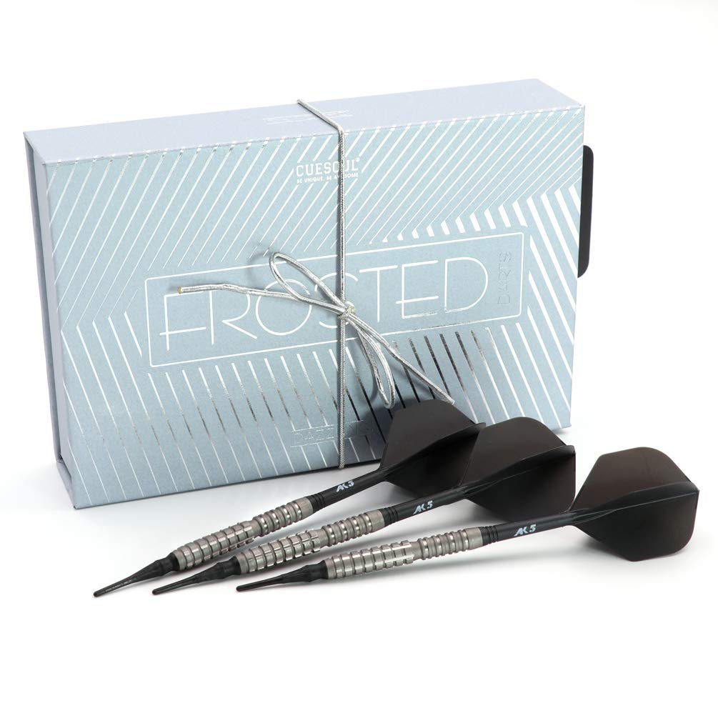 CUESOUL Dazzling 20g Soft Tip 90% Wolfram Dart Set Mattierte Oberfläche mit ROST Flügen CSDZ-DZR0220