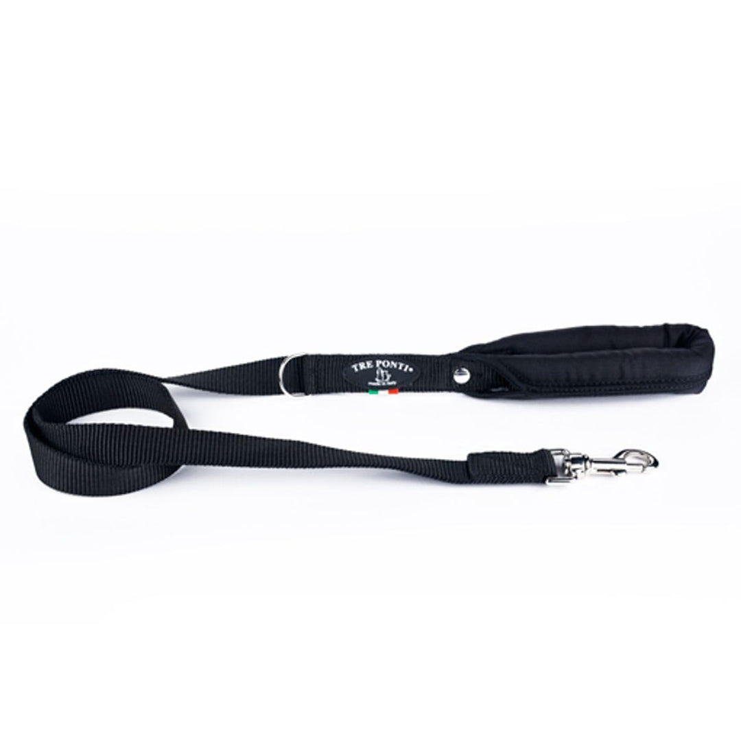 Tre Ponti Leine Primo Start 100 cm Leine mit 1 Handschlaufe schwarz