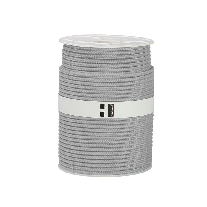 Hummelt Rope Flechtleine Polypropylenseil 6mm 100m grau auf Rolle, 100m Grau