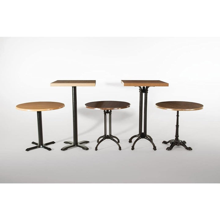 Bolero Dekorativer Tischfuss, Schwarz, Gusseisen, 720(H)x620(B)mm. Gewicht: 15 kg, für den Innen- un