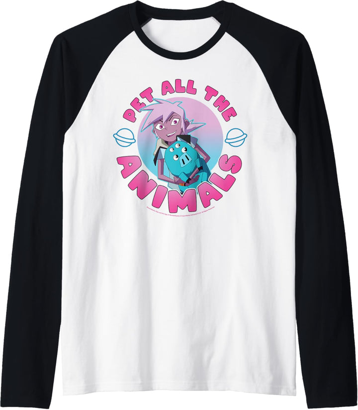 Kipo And The Age Of Wonderbeasts Pet All The Animals Raglan