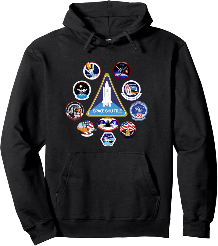 NASA Challenger Space Shuttle Missionen Pullover Hoodie