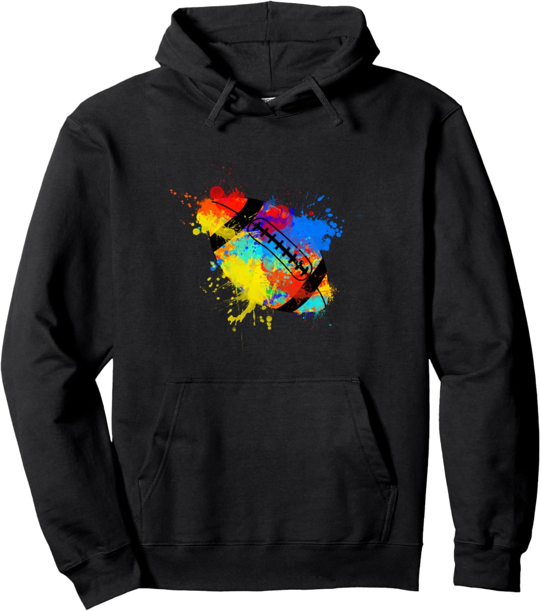 Football farbverlauf Design Geschenk für Spieler & Sport Fan Pullover Hoodie