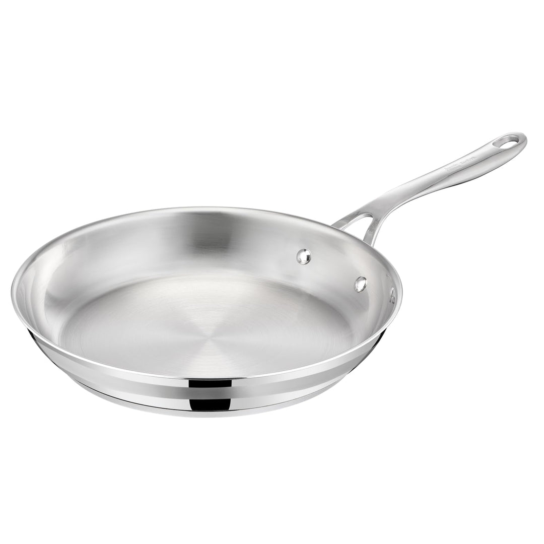 Jamie Oliver by Tefal Cook Smart Bratpfanne 24cm, unbeschichteter Edelstahl, induktionsgeeignet, The