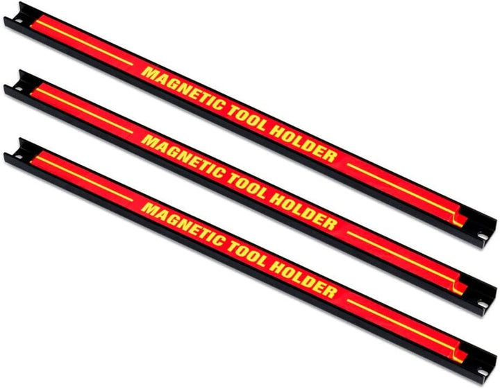 GIANTEX 3x Magnetleiste Werkzeug 46 cm Werkzeughalter Magnet stark Magnetschiene für Werkzeug Magnet