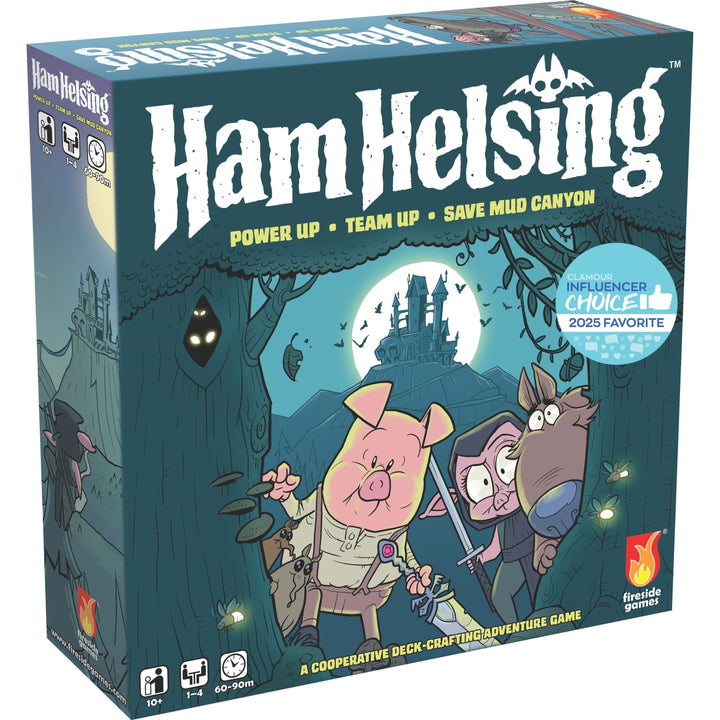 Fireside Games | Ham Helsing | Kooperatives Deck Crafting Abenteuer Mit Transparenten Upgrades Schur
