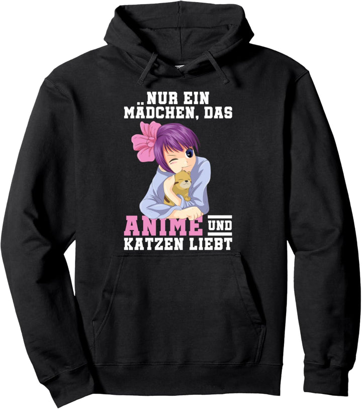 Japanischer Otaku Kawaii Haustier Anime Katze Mädchen Pullover Hoodie