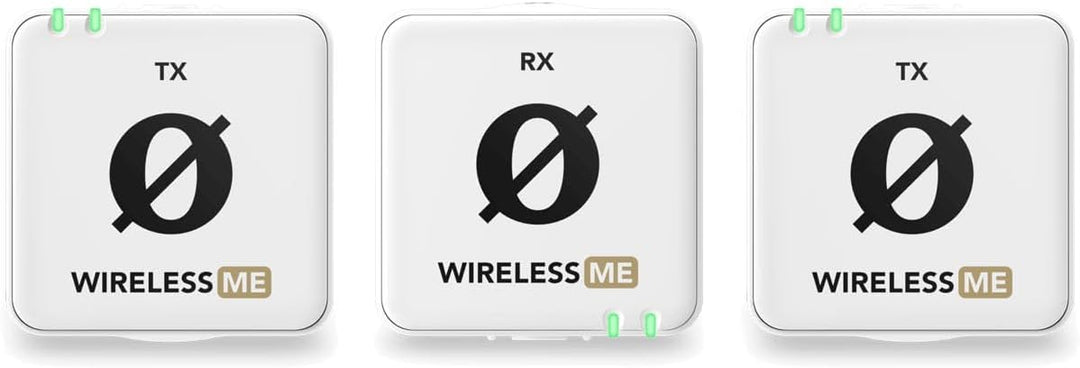 Rode Wireless ME Dual Mikrofon Funksystem Weiss + 2X Interview GO Handadapter + 2X keepdrum Fell-Win