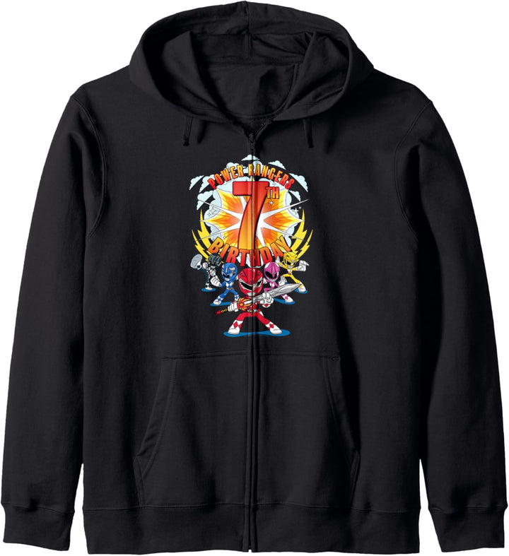 Power Rangers Awesome 7th Birthday Mini Action Shot Kapuzenjacke