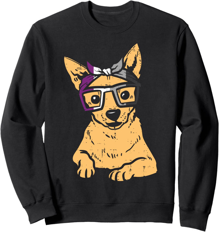 Chihuahua Chiwawa Bandana LGBTQ Asexual Flag Ace Pride Ally Sweatshirt