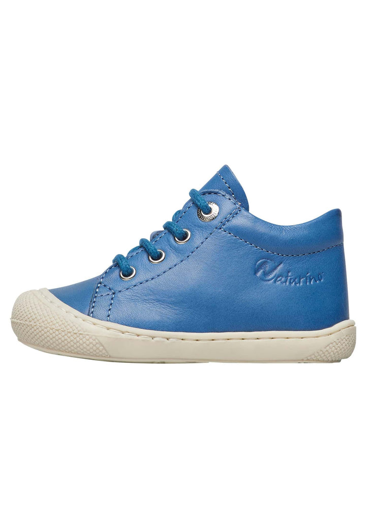 Naturino COCOON-Lauflernschuh aus Nappaleder-Blau 18 EU Hellblau, 18 EU Hellblau