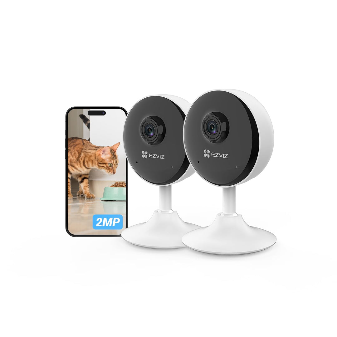 EZVIZ 1080P WLAN IP Kamera, Überwachungskamera Innen mit Zwei-Wege-Audio, Magnetfuss für einfache In