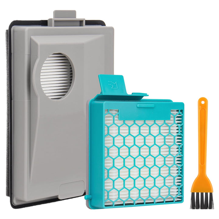 2 Stück Ersatz HEPA-Filter Set kompatibel mit Miele Boost CX1 Active/Allergy/Cat & Dog/Parquet Power