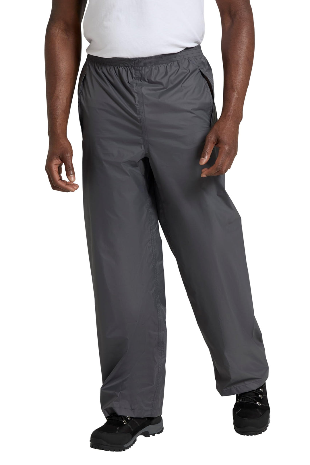 Mountain Warehouse Pakka wasserdichte Überziehhose für Herren - Schnell trocknende Regenüberhose für
